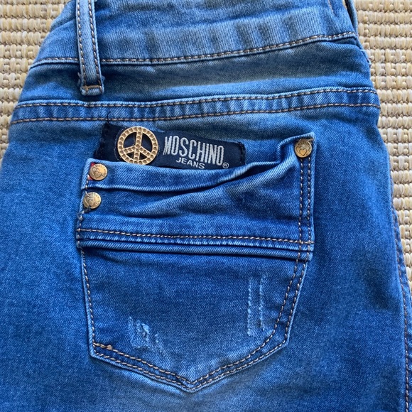 LOVE MOSCHINO Jeans Pants Cheap + Chic SZ 28 - Picture 2 of 12